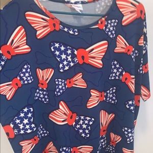 Lularoe Fourth of July small Irma